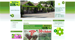 Desktop Screenshot of blumen-welling.de